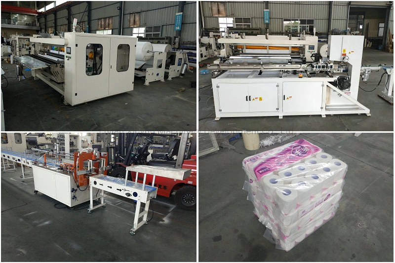 Full Line Toilet Tissue Kitchen Towel Paper Converting Machine