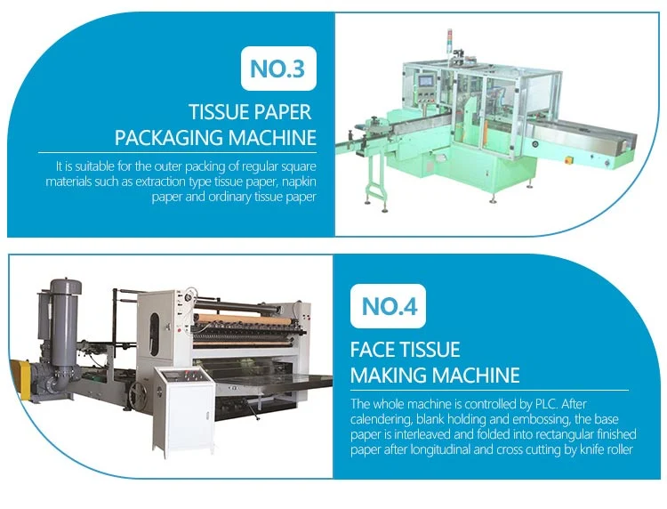 Semi Automatic Facial Tissue Bundling Tissue Cutting and Packing Machine