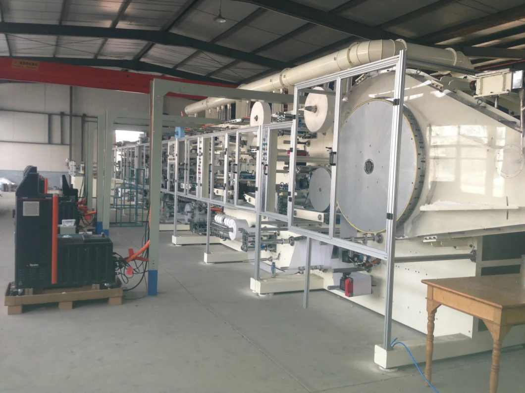 High Quality Factory Price Full Automatic Baby Diapers Making Equipment Production Line