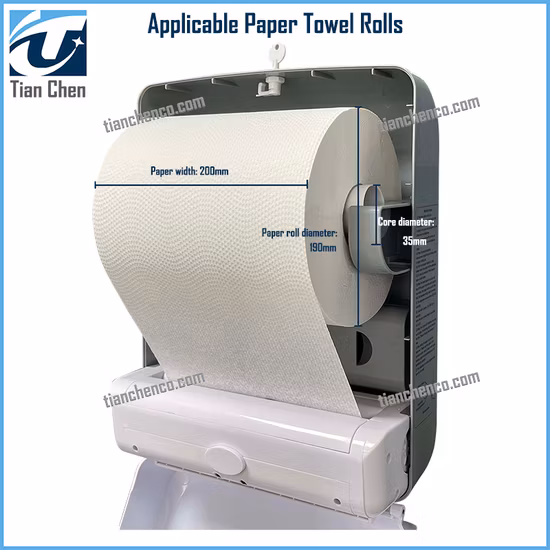 Porte-papier hygiénique en rouleau Distributeurs automatiques de mouchoirs en rouleau Jumbo pour distributeur de serviettes en papier de salle de bain d'hôtel